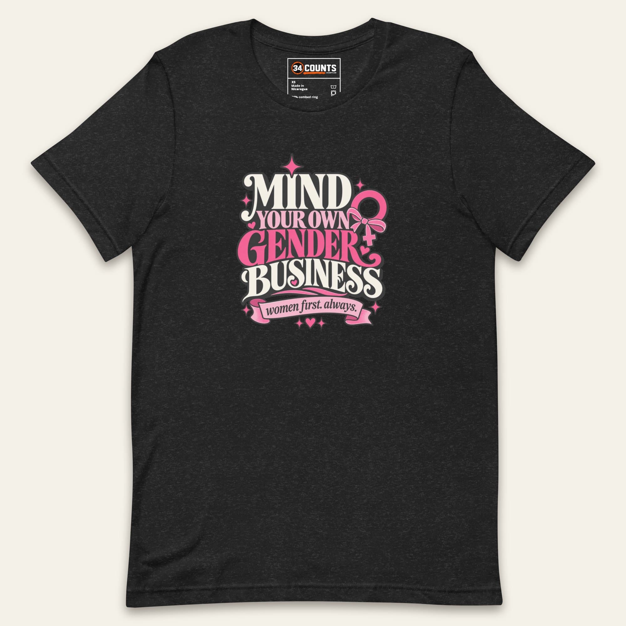 Mind Your Own Gender Business — T-Shirt on Mind Your Own Gender Business T-Shirt