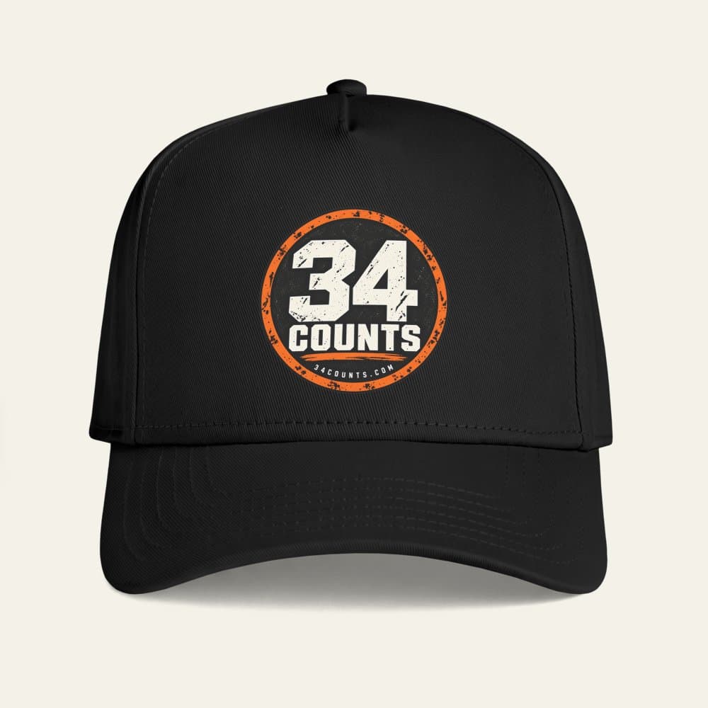 34 Counts on 34 Counts Frame Cap